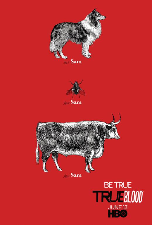 true blood poster season 3. high resolution collectible True Blood poster 4/12 for season 3 promo,